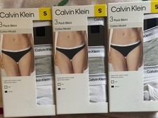 Calvin Klein 3 Pack Bikini Cotton Modal Panti...