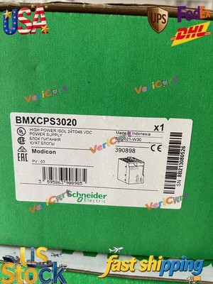 BMXCPS3020     M340 24VDC Power Supply  SHIP US Free TAX