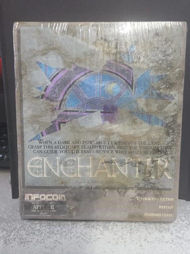 Infocom Computer Game Enchanter (Apple II) Sealed W Water Damage AS-IS See Descr