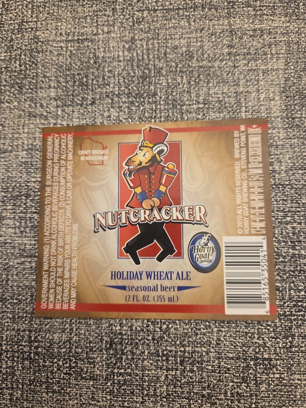HORNEY GOAT BREWING CO CRAFT  MICRO BEER LABEL WI