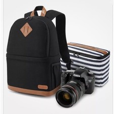 Kattee Camera Backpack Professional DSLR/SLR/14 Laptop Bag Waterproof photo New