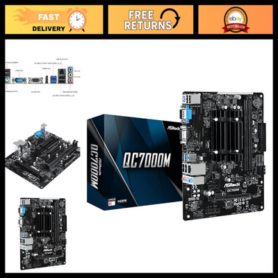 Quad-Core APU Motherboard E2-7110, DDR3 1600, HDMI, USB 3.2, Gigabit LAN, 7.1CH