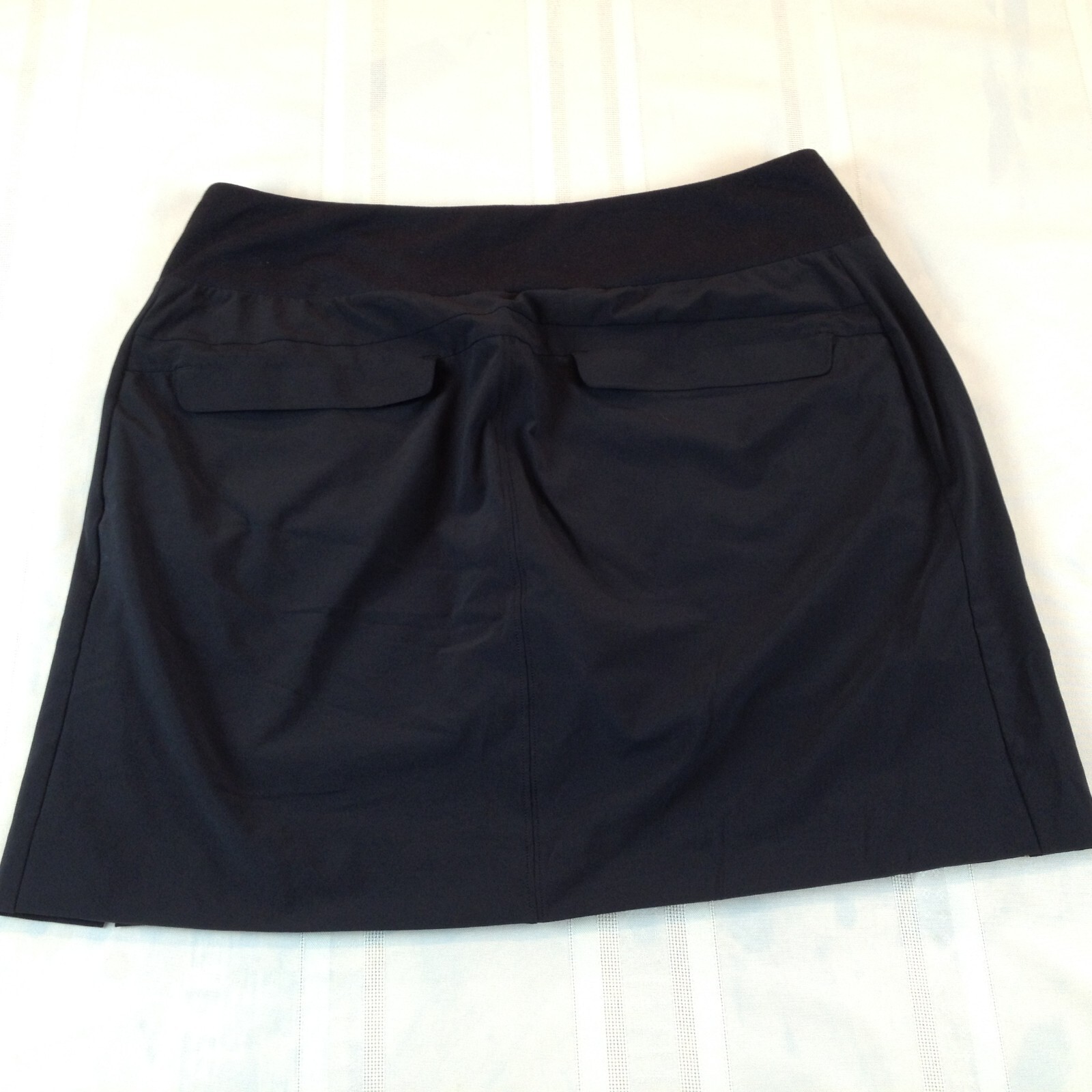 ATHLETA Polyester Blend Flat Front Black Activewe… - image 2