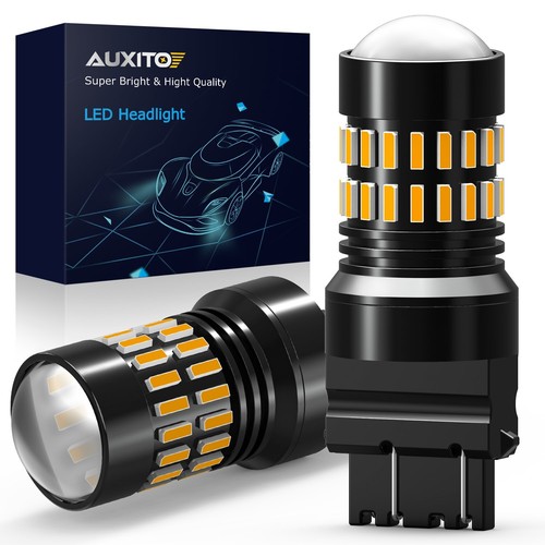 3157 3057 LED Turn Signal Reverse Light Bulbs Super Bright Plug&Play Amber 3156 - Picture 8 of 11
