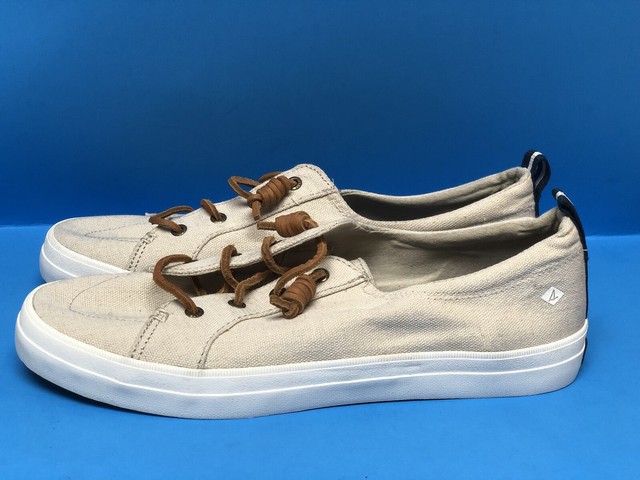 women's crest vibe linen sneaker