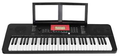 Leuchttasten Keyboard 61 Tasten 580 Piano Sounds Lern Klavier Rhythmen MP3 USB