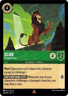 Scar - Vengeful Lion 93/204 | FOIL | Shimmering Skies NM