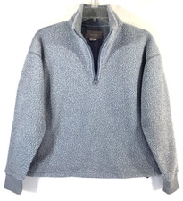 EVERLANE Size XS The Renew Fleece Half-zip Mock Neck Sweatshirt