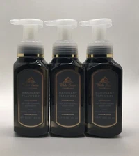 3 Bath & Body Works MAHOGANY TEAKWOOD Gentle Foaming Hand Soap