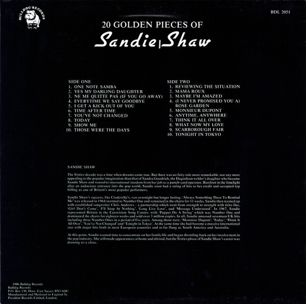 洋楽 SANDIE SHAW THE GOLDEN CD COLLECTION 洋楽 SANDIE SHAW THE GOLDEN CD COLLECTION Sandie Shaw – The