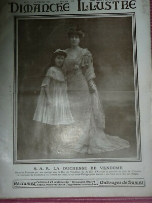 Illustrierter Sonntag 12. Februar 1911 S.A.R.la Duchesse de Vendôme Unser schöner Niger