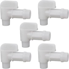 Spigot Faucet Drum Faucet, White Flow 3/4 Plastic Faucet Spigot For 5, 6