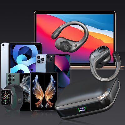 New Wireless Earbuds Sport 75H Playtime Bluetooth 5.3