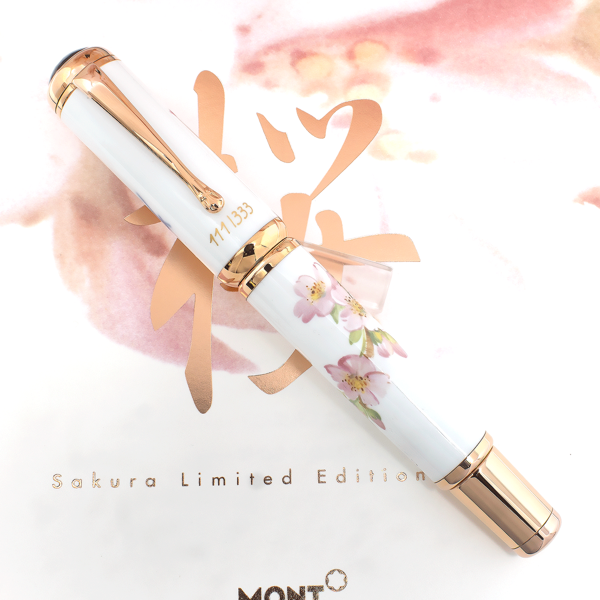 Montblanc Sakura Limited Edition 333 Fountain Pen (#111/333) Pen