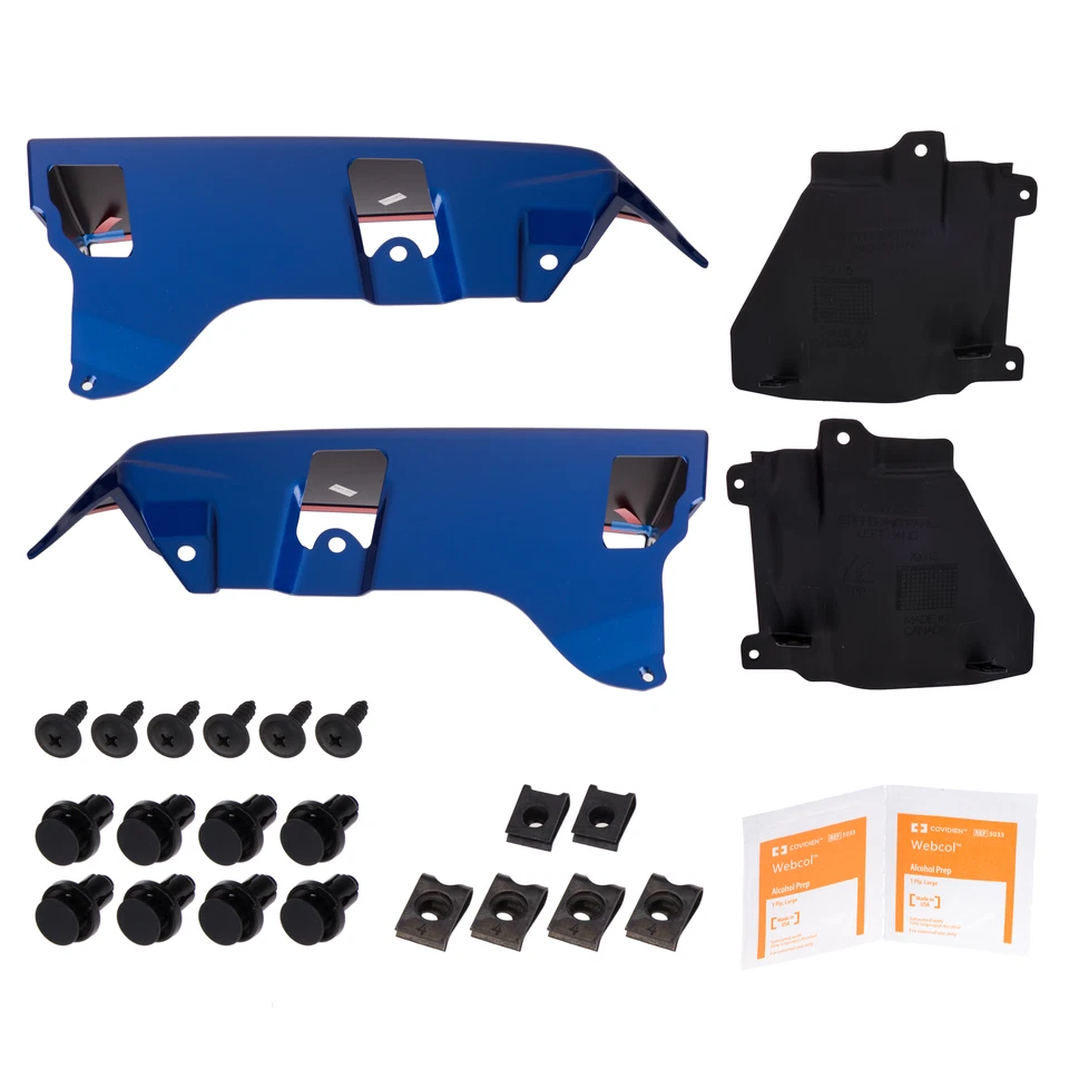 Protectores contra salpicaduras traseros aerodinámicos OEM 2016-2021 WR Blue Pearl J101SVA000E4 Foto 4 de 4