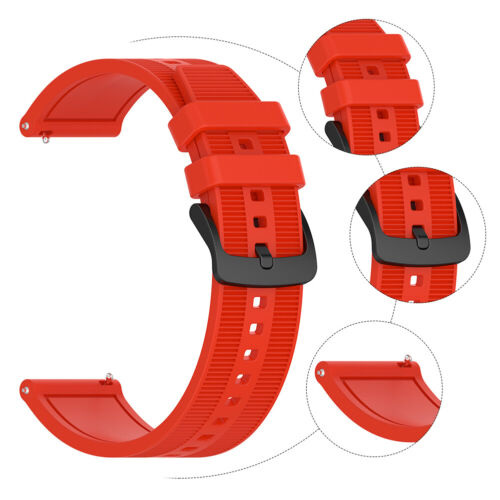 22mm Wrist Band Strap Solid Color Watch Strap Replacement for Huawei Watch GT4 - Afbeelding 10 van 24