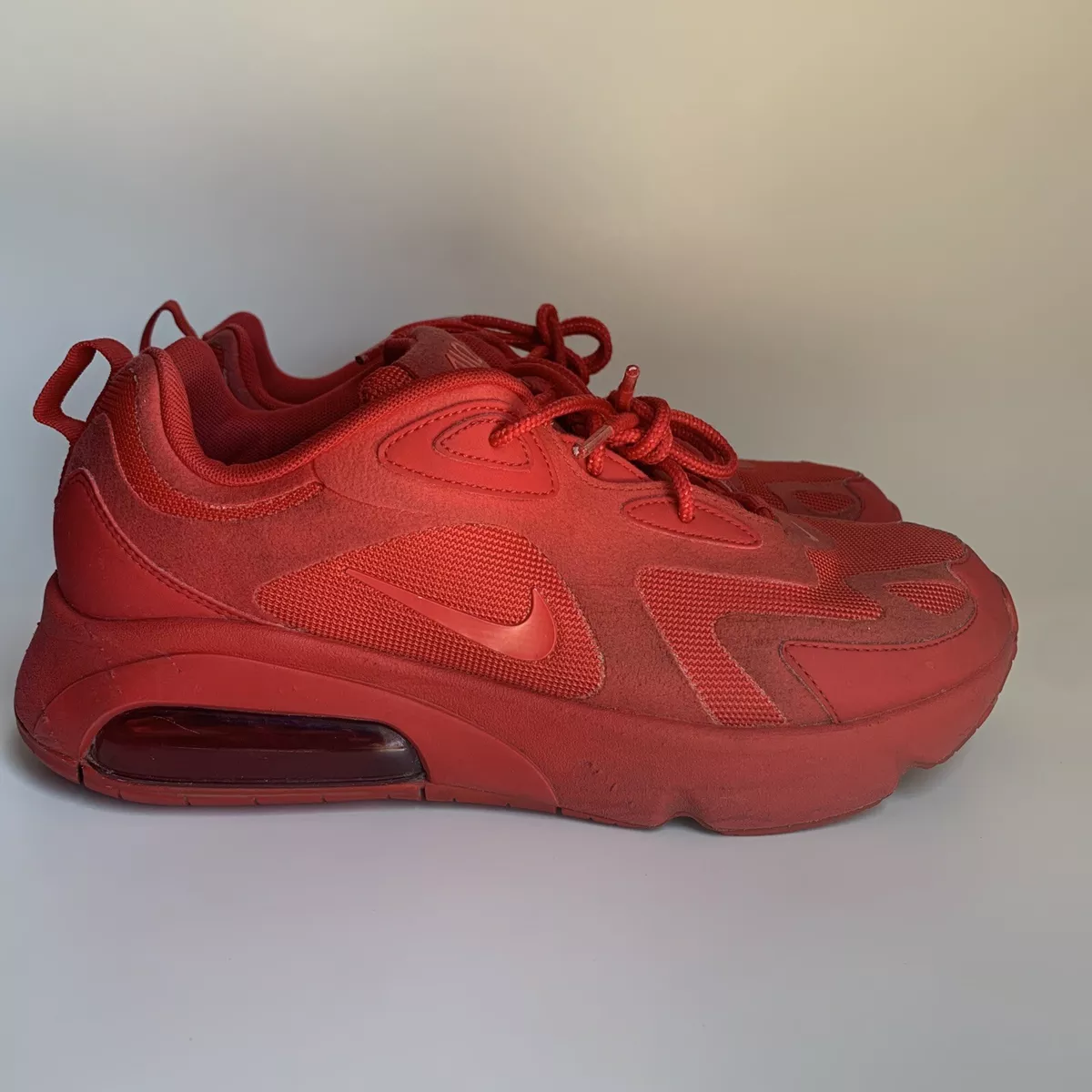 Air max 200 clearance casual shoes red