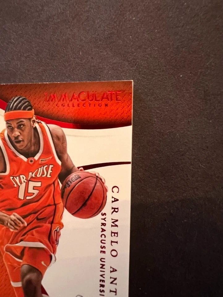Immaculate Carmelo Anthony 2015/25 rojo - Campeones Nacionales de Siracusa Foto 3 de 4