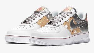 Nike Air Force 1 '07 - White/Silver Star - UK 3.5 US 6 EU 36.5 CM23 -  CT3437 100 | eBay