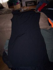 Ladies Little Black Lined Dress Size 8P by Charter Club in Excellent Shape