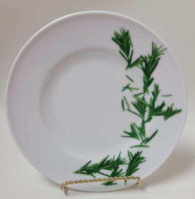 Schonwald Dibbern Herbaticum Rosemary Salad Dessert Plate Germany 7 1/2''