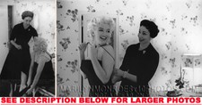 MARILYN MONROE with DRESS ASSISTANT 2xRARE8x10 PHOTOS