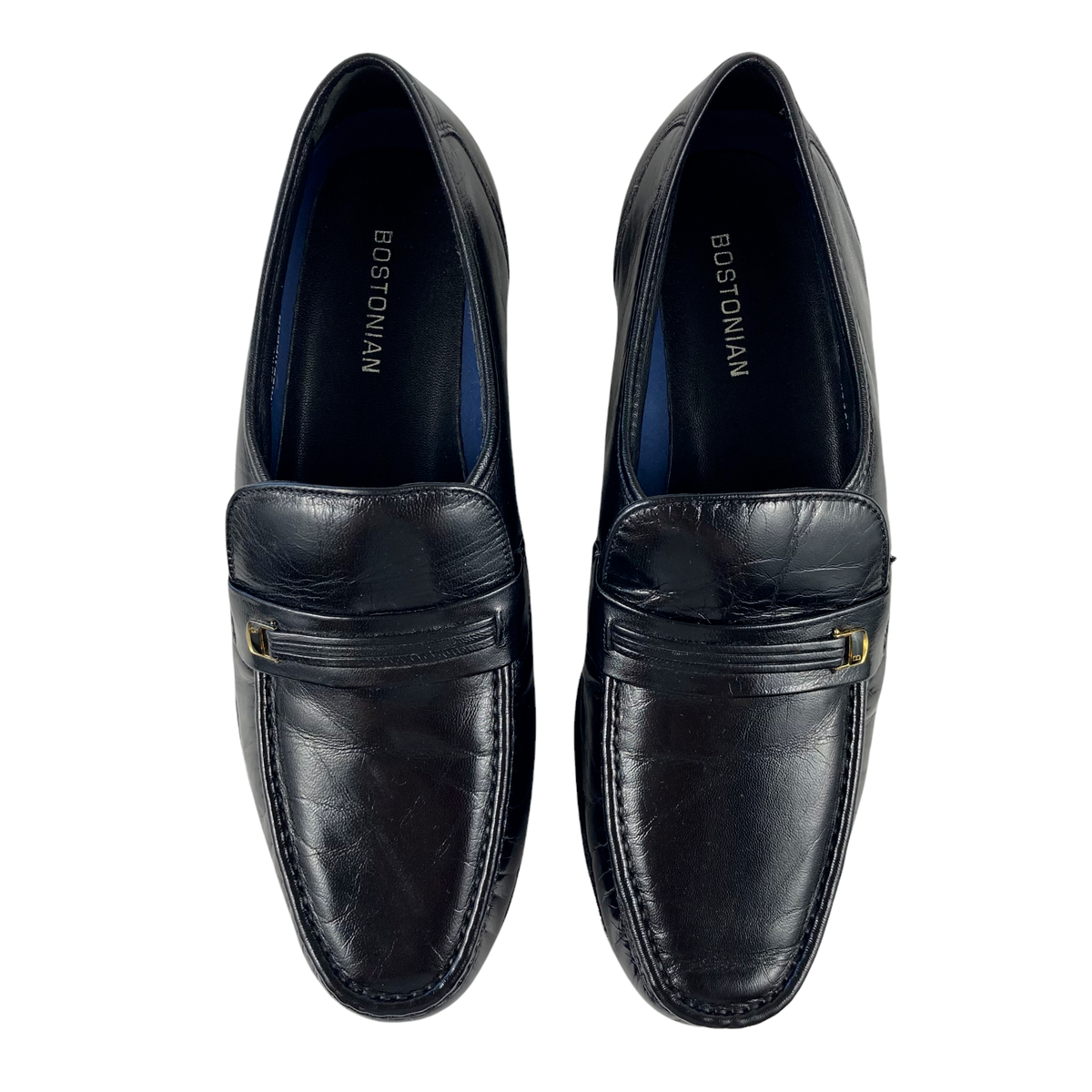 Bostonian Black Leather Penny Loafer  Slip On Dress Shoes. Mens Sz 12 Shop Boston Leather Loafer | Unison Label main image 2