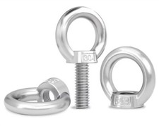 M3 M4 M5 M6 M8 M10 LIFTING EYE NUTS & BOLTS L=9-200mm  A2 STAINLESS STEEL SUS304