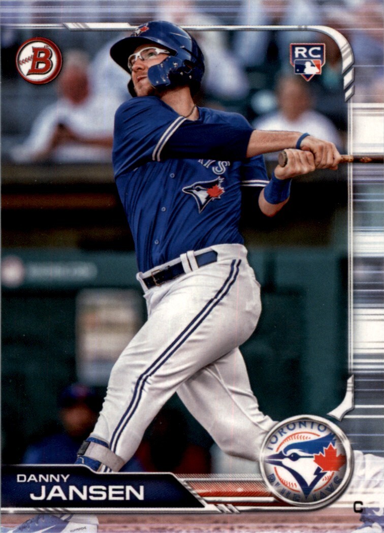 2019 Bowman #48 Danny Jansen RC Rookie Toronto Blue Jays *+*