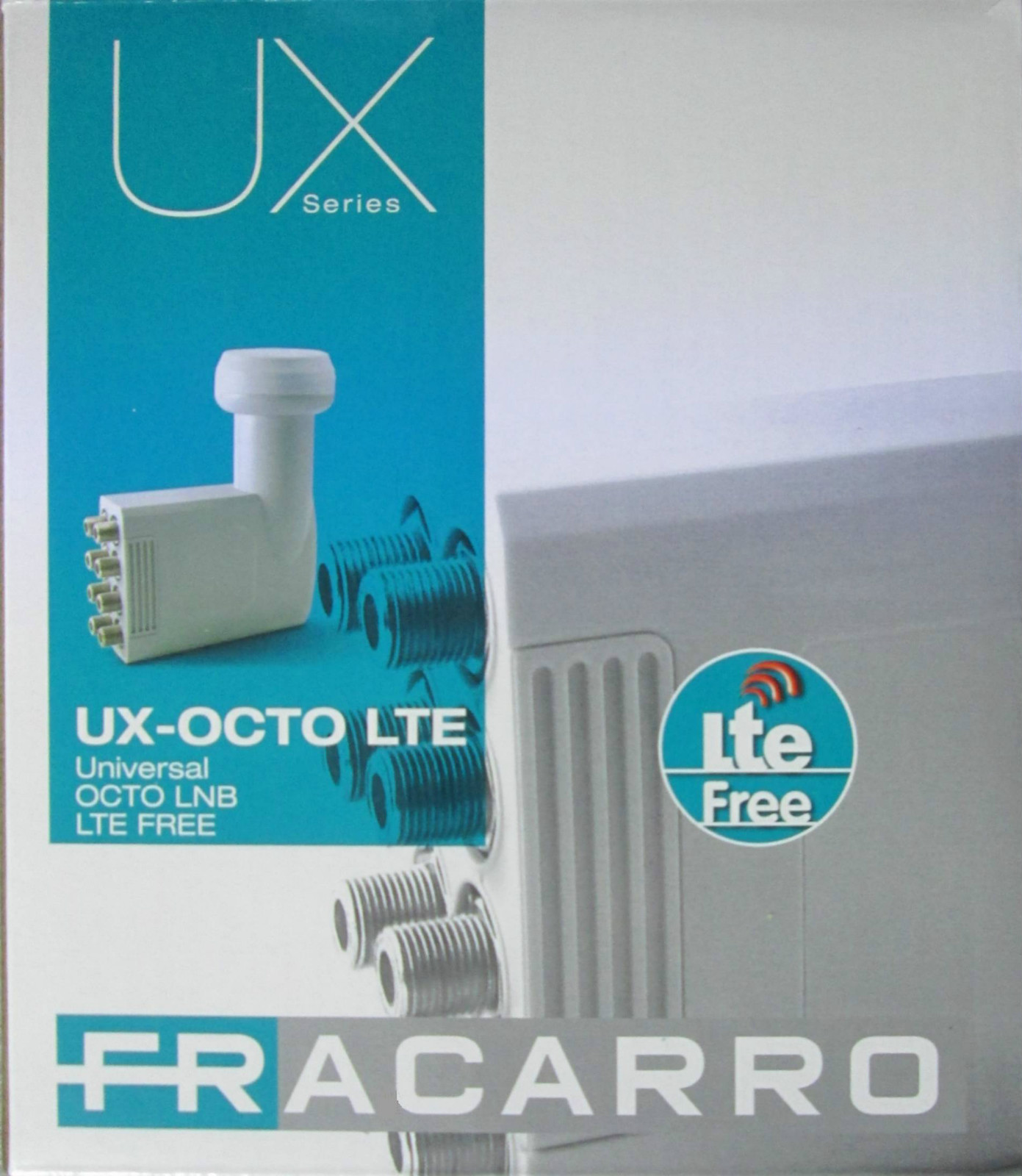 LNB FRACARRO UX-OCTO UX OCTO 8 USCITE lte free ILLUMINATORE PARABOLA FULL HD