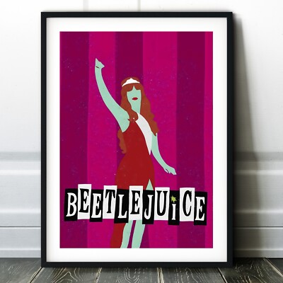 Beetlejuice Das Musical Poster Druck - West End Wandbild - Broadway Spiel Theater