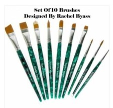 Rachel Byass High Quality Perspex Balanced Brushes