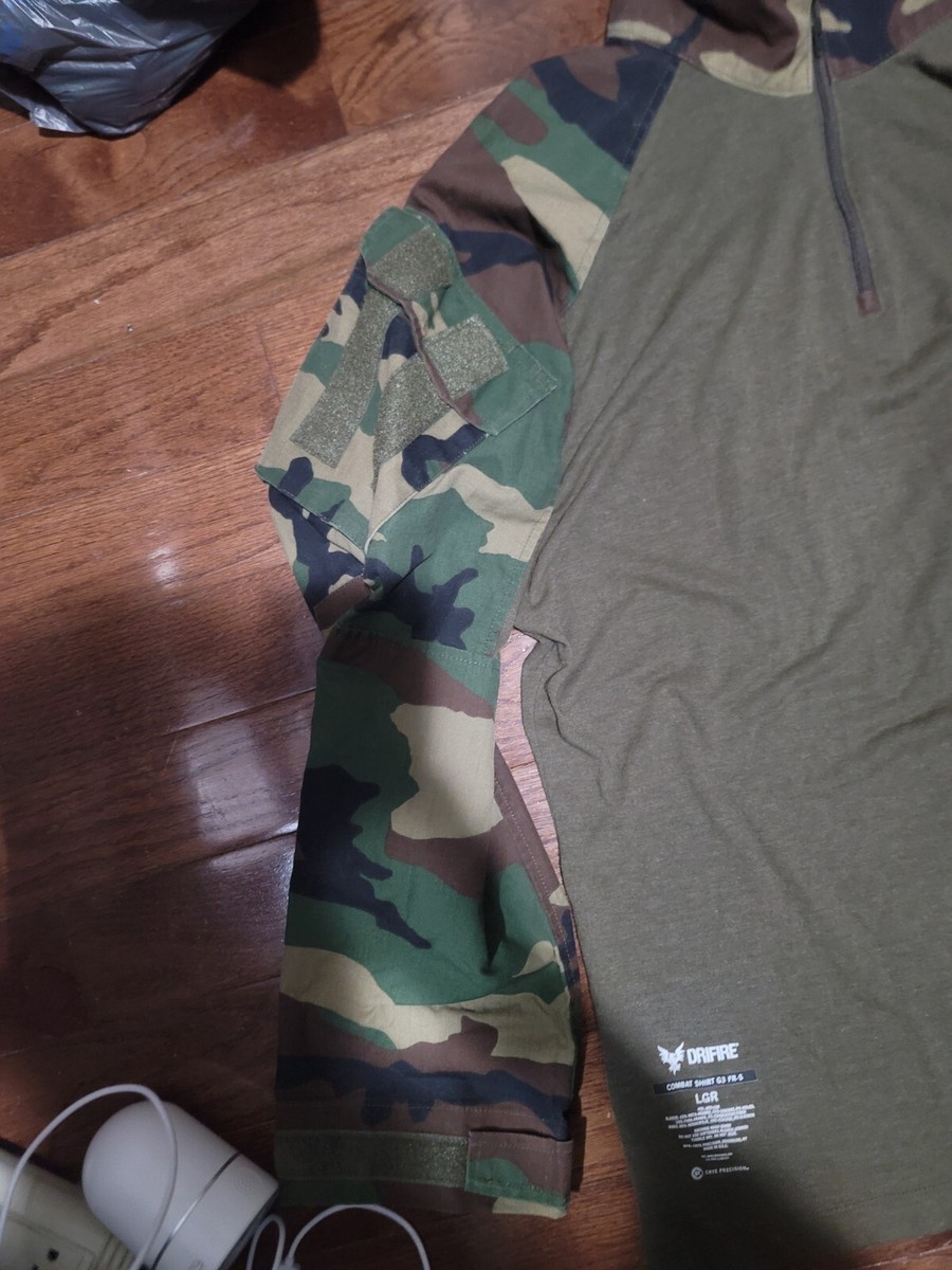 Crye Precision M81 Woodland Combat Shirt Large-R, Marsoc, Raiders