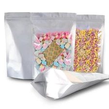 5x7 Inch Smell Proof Bags with Clear Window Resealable Mylar Bags Leak Proof