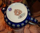 Boleslawiec Polish Pottery Tea Pot w/ Lid Hand Painted "Peacock" NEW Never Used — photo 5