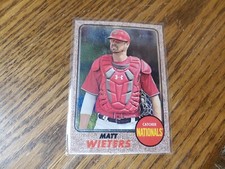 2017 Topps Heritage Chrome #THC647 Matt Wieters 631/999 Washington Nationals