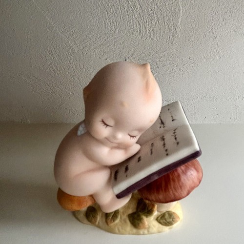 Rose O'Neill kewpie "Sleep Time" Kato Kogei Porcelain Bisque Doll Japan - Picture 5 of 5