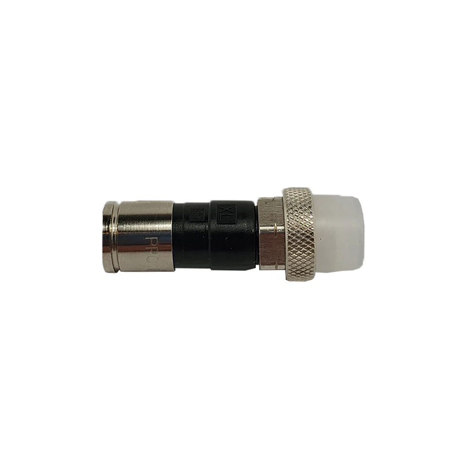 50 Pack PPC EX6XLWSPLUS Weatherproof RG6 Compression Connector - Extended Body - Image 2 of 4