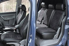 Land Rover Freelander Passform Sitzbezüge Schonbezüge Schwarz Kunstleder 