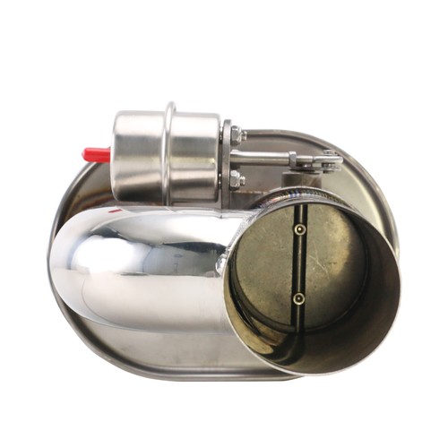 3" 76mm Tip On Single Exhaust Muffler Valve Pipe+Wireless Remote Controller - Picture 8 of 9