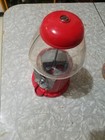 gumball machine coin op great condition plastic bowl , metal base