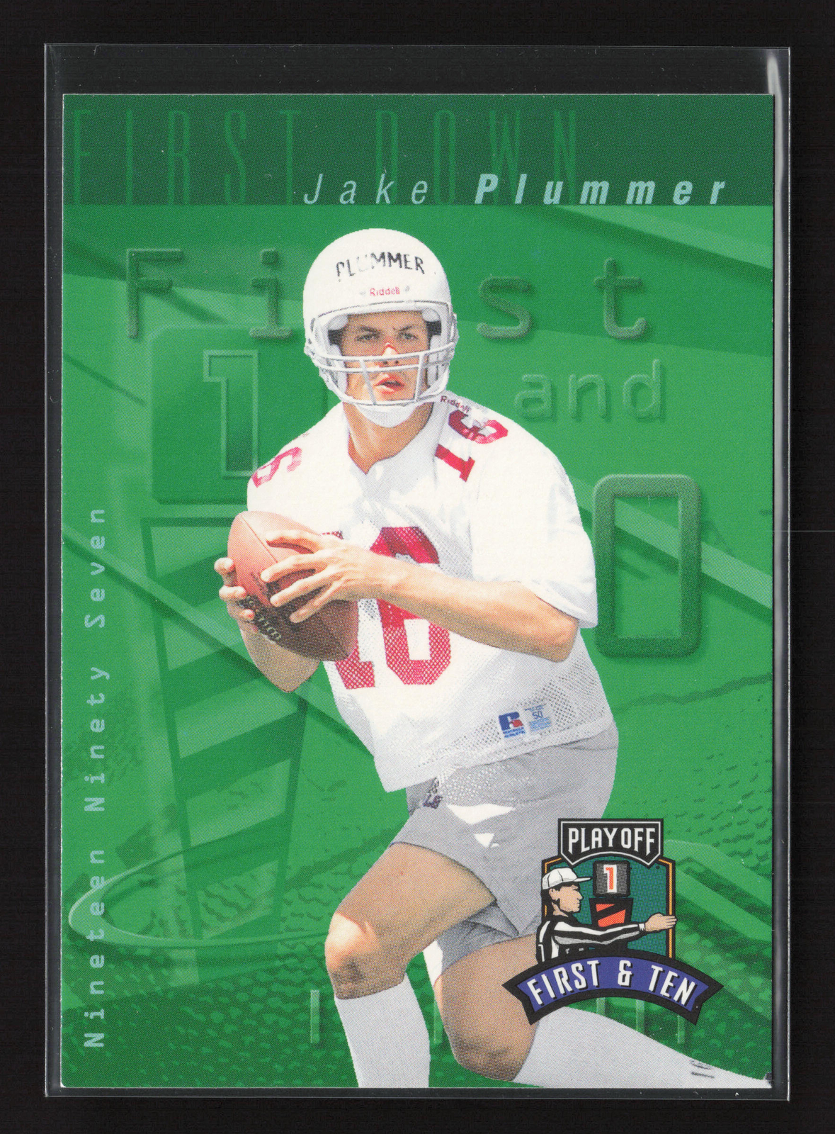 1997 Playoff First & Ten #142 Jake Plummer Arizona Cardinals Rookie RC
