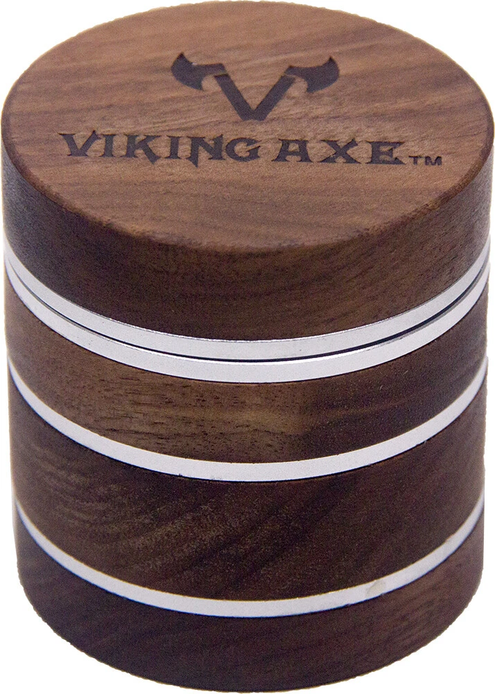 2.5'' 4 Piece Walnut Solid Wood Metal Herbal Herb Spice Grinder Crusher Silver
Opens in a new window
