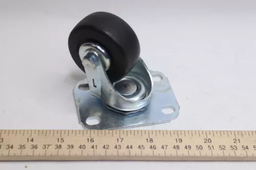 Top Plate Mount Swivel Caster 2-1/2" Diam. x 1-1/8" Wide x 3-7/16" OAH 01508043