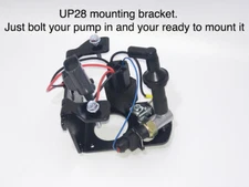 Rotary Vacuum pump bracket kit w/ switch, relay, bracket, check valve, NO PUMP