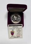 1987 LOONEY TUNES ROAD RUNNER One Troy oz .999 Fine Silver