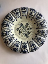 Paire De Grand Plat En Faïence De Delft.