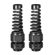 2Pcs M25 Cable Gland IP68 Nylon Joint fit 13-18mm Dia Wire