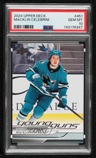 2024-25 Upper Deck Series 2 Young Guns Macklin Celebrini #451 PSA 10 GEM MT af3