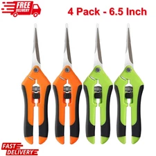 4 Snips Gardening Shears Set Tool Steel Scissors Garden Pruning Plants Pruners